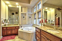 Master Bath vanities and tub