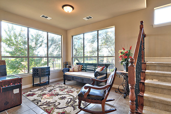 Sunroom with 2nd staircase