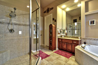Master Bath with large shower
