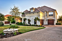 Front elevation, 3 Car Garage.