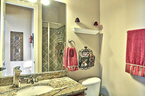 Powder Bath with shower
