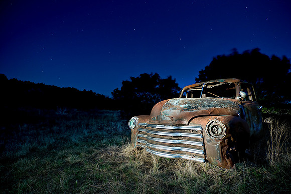 Hank at Night