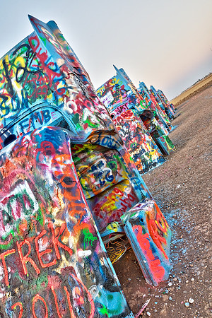 Cadillac Ranch Morning V