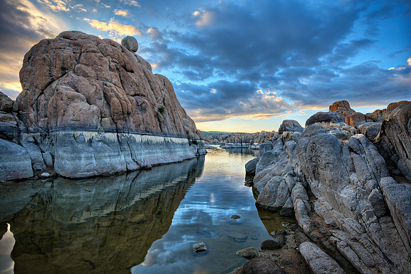 Sunrise at the Dells