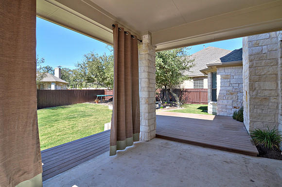 Covered patio