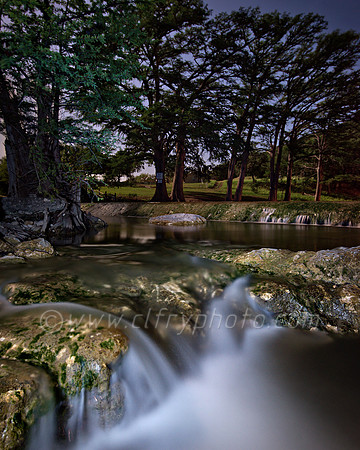 Frio River Garner State Park Texas "super moon" full moon