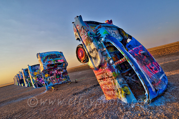 Cadillac Ranch Morning