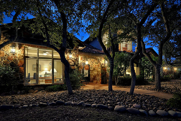 Front Exterior at Twilight